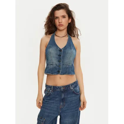 Zdjęcie One Teaspoon Top 26601 Niebieski Slim Fit