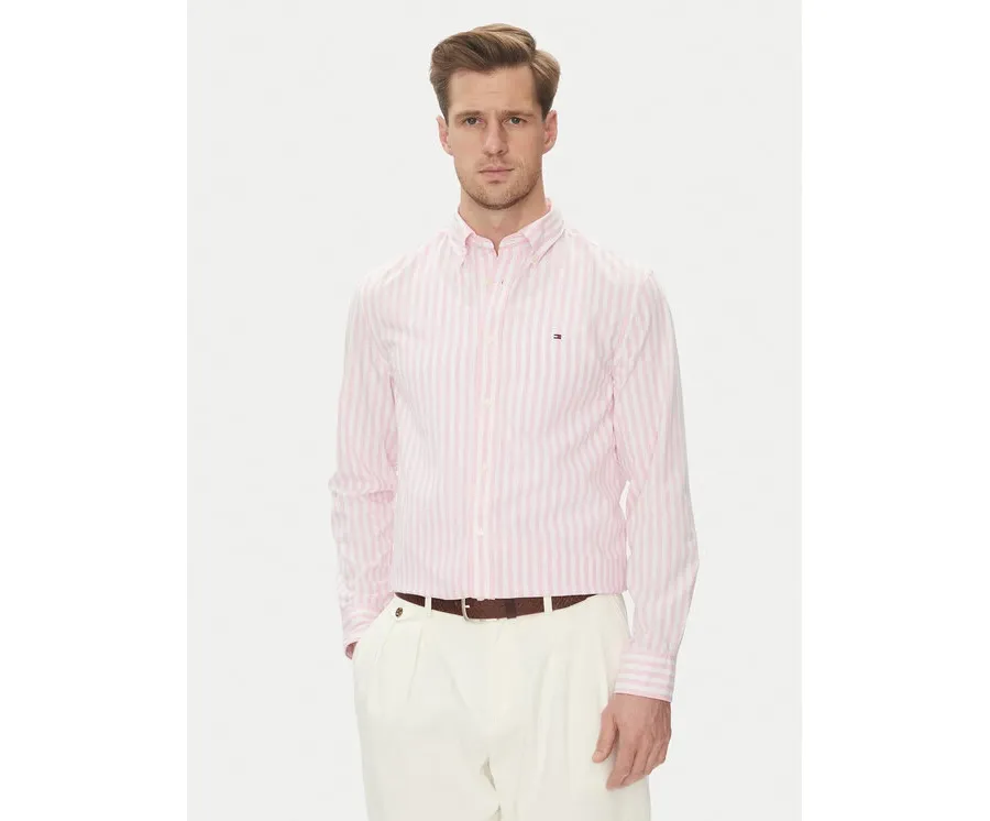 obrazek 1 Tommy Hilfiger Koszula MW0MW39159 Różowy Regular Fit