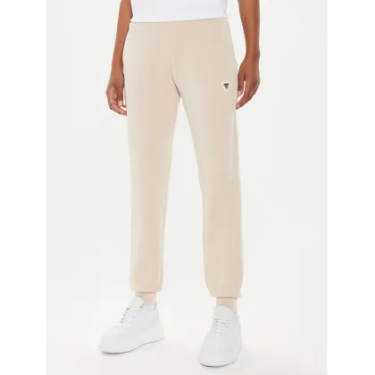 Zdjęcie Guess Spodnie dresowe V4YB08 KCAY2 Beżowy Regular Fit