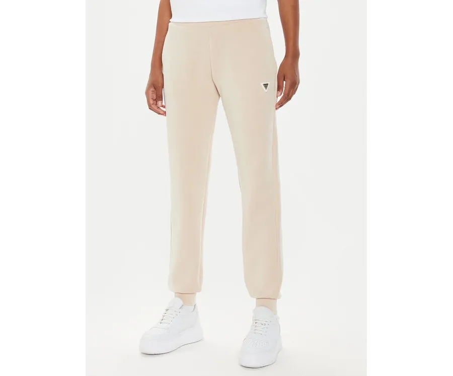 obrazek 1 Guess Spodnie dresowe V4YB08 KCAY2 Beżowy Regular Fit