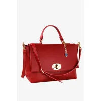 Picture Classic red leather handbag - Terrida