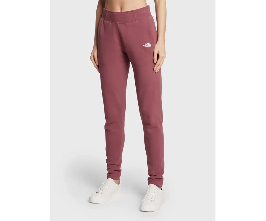 obrazek 1 The North Face Spodnie dresowe W Nse NF0A55GS Bordowy Slim Fit