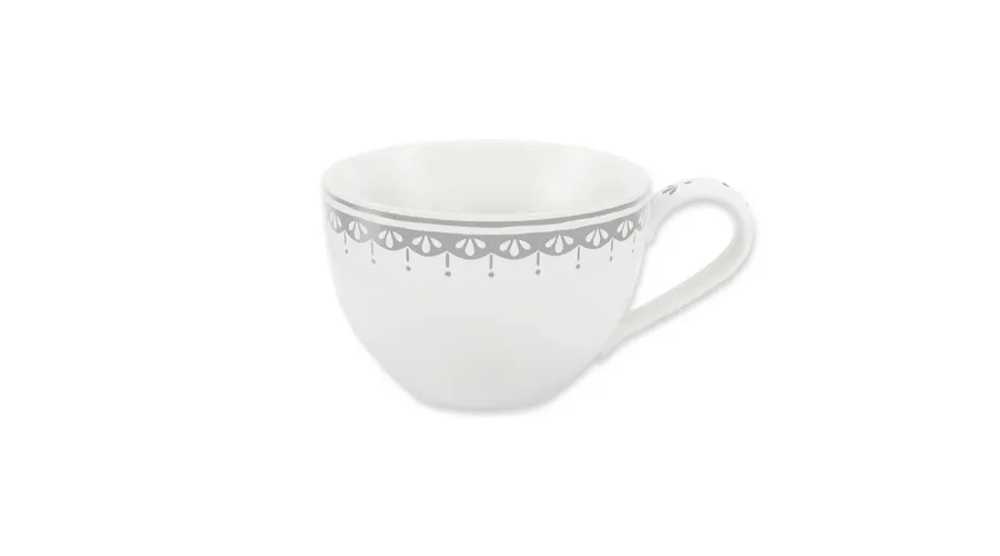 obrazek 1 Czeska filiżanka z porcelany z szarym zdobieniem – wariant 2 – Leander