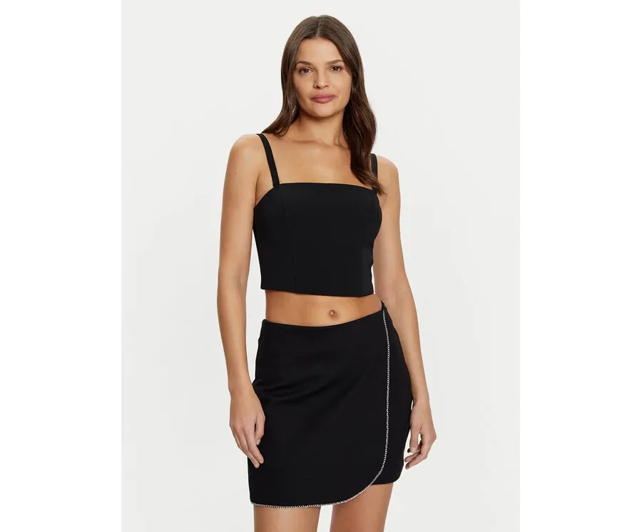 obrazek 1 Guess Top W5RH26 WGLO2 Czarny Regular Fit