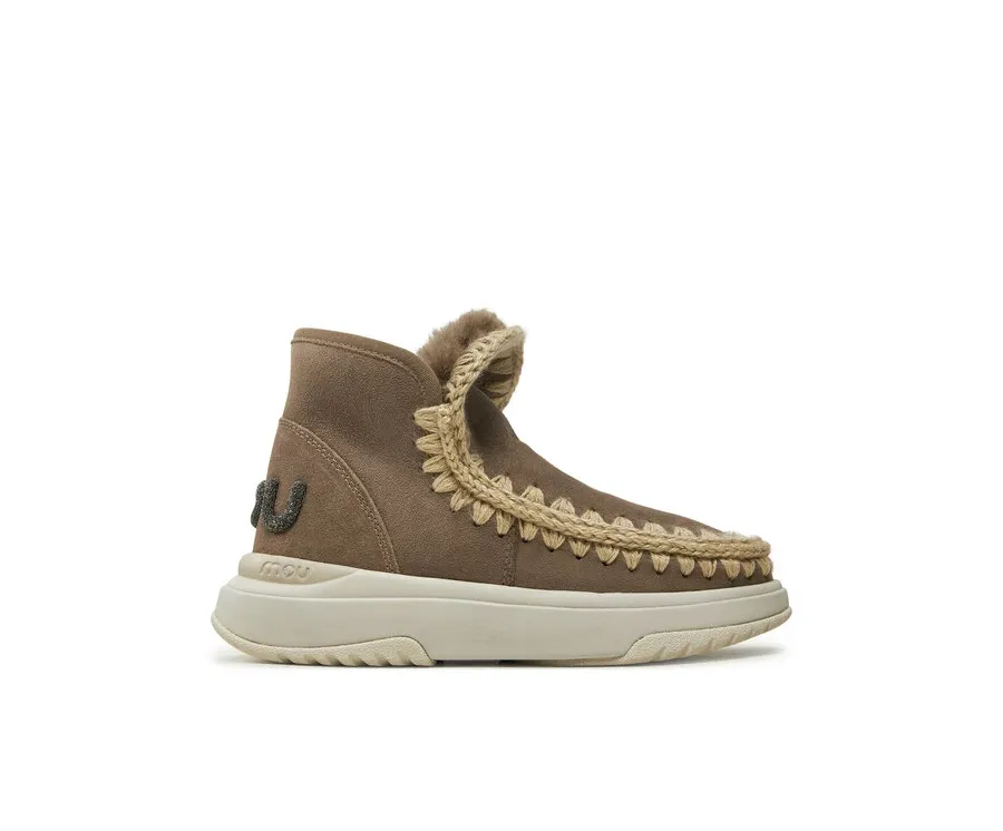 obrazek 1 Mou Śniegowce Eskimo Jogger Glitter Logo FW421001A Brązowy