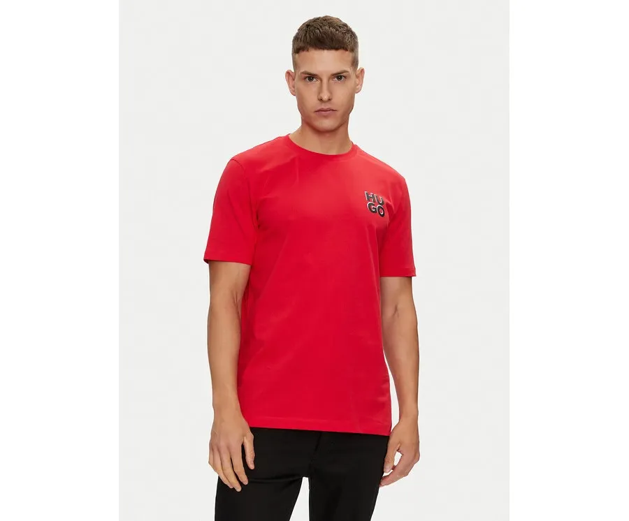 obrazek 1 Hugo T-Shirt Dimoniti 50522434 Czerwony Regular Fit HUGO