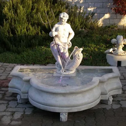Picture Garden fountain with Neptune - Italpark