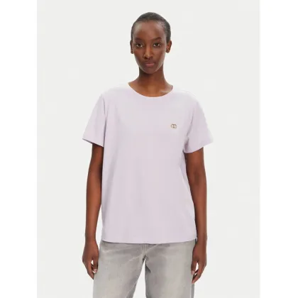 Zdjęcie TWINSET T-Shirt 251TT2040 Fioletowy Regular Fit