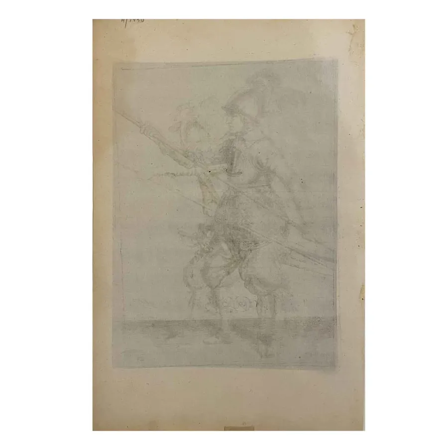 obrazek 5 Rycina Jacob De Gheyn, XVI wiek, żołnierz z włócznią, 1607 r