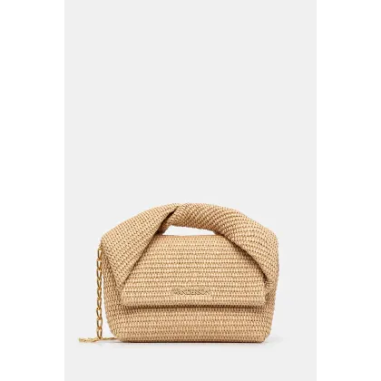 Zdjęcie JW Anderson torebka Midi Twister Bag kolor beżowy HB0539.FA0370.106