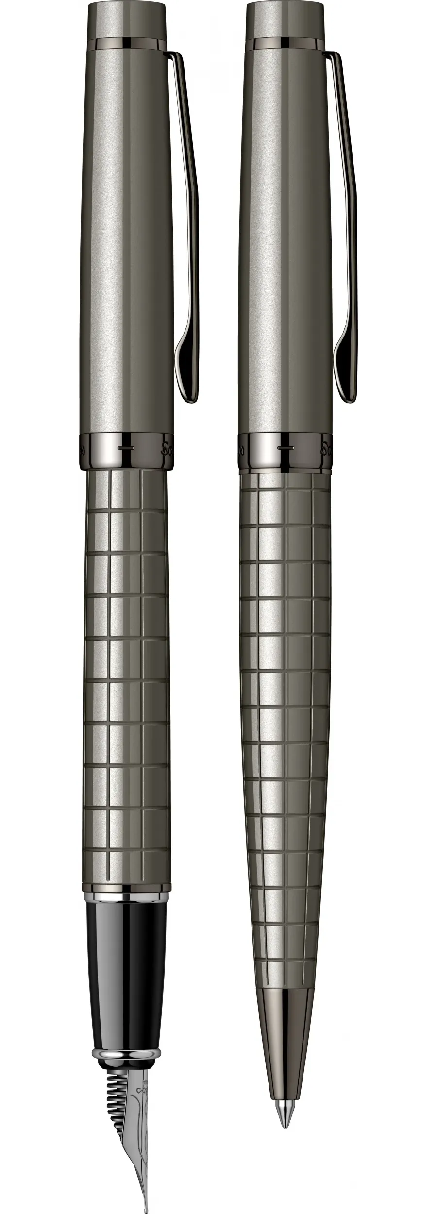 obrazek 3 Zestaw Pióro Wieczne - Długopis Honor 38 Carbon Grey