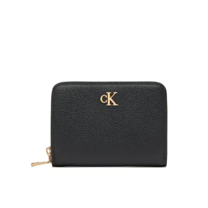 Zdjęcie Calvin Klein Duży Portfel Męski Minimal Monogrm Lthr Med Flap Zi LV04F1064G Czarny