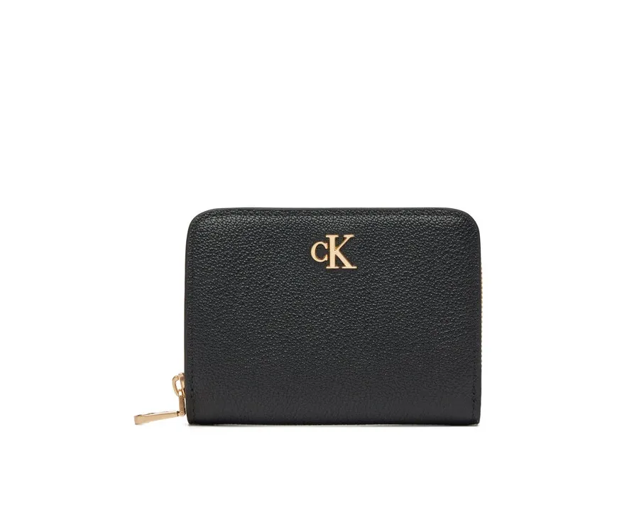 obrazek 1 Calvin Klein Duży Portfel Męski Minimal Monogrm Lthr Med Flap Zi LV04F1064G Czarny