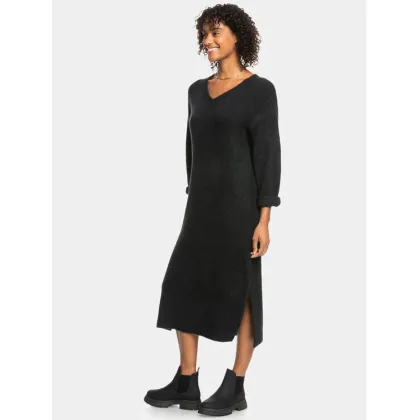 Zdjęcie Roxy Sukienka dzianinowa Winter Escape Ktdr ERJKD03449 Szary Regular Fit