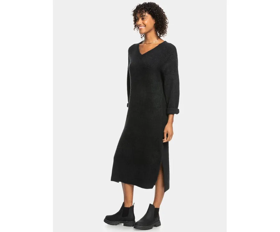 obrazek 1 Roxy Sukienka dzianinowa Winter Escape Ktdr ERJKD03449 Szary Regular Fit