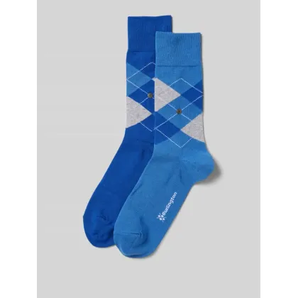 Zdjęcie Skarpety z aplikacją z logo w zestawie 2 szt. model ‘Everyday Argyle’