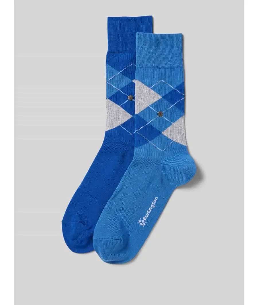 obrazek 1 Skarpety z aplikacją z logo w zestawie 2 szt. model ‘Everyday Argyle’