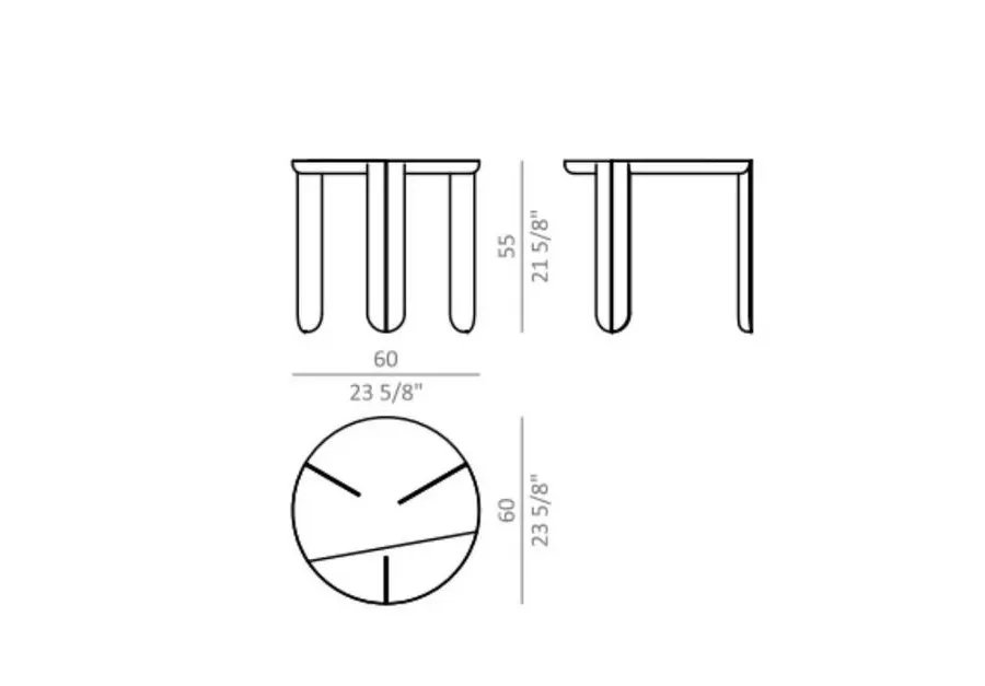 obrazek 3 Minimalistyczny drewniany stolik Belmond