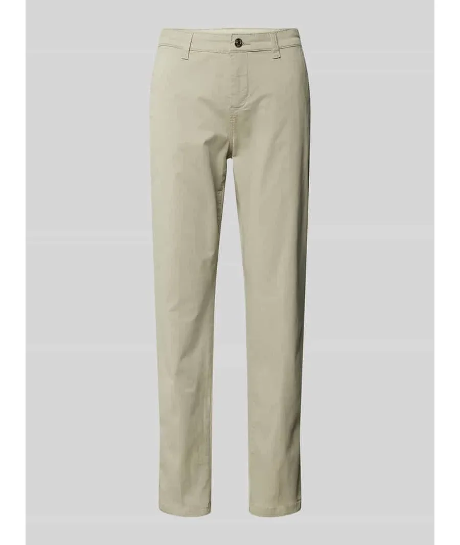 obrazek 1 Chinosy o skróconym kroju slim fit model ‘TURN UP’