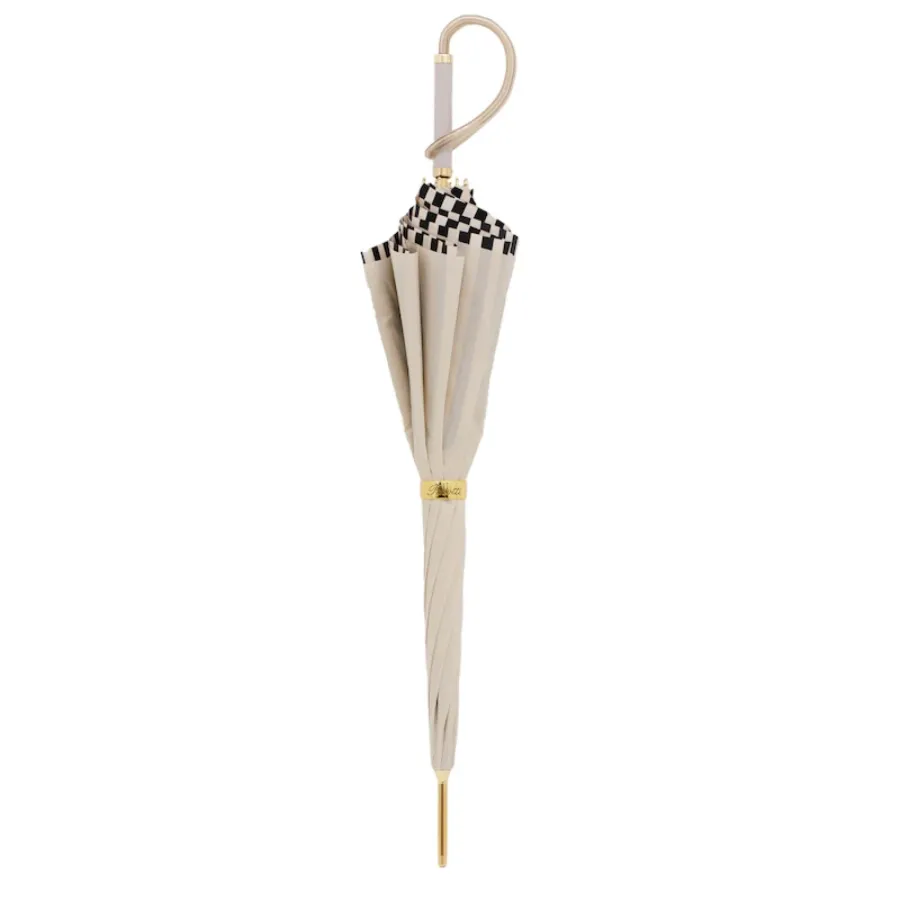 obrazek 2 Stylowy parasol damski w kolorze kości słoniowej - Pasotti