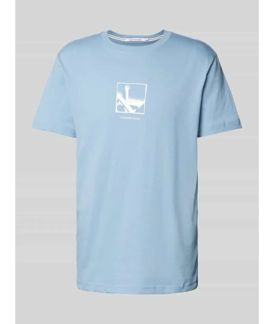 obrazek 1 T-shirt z nadrukiem z logo model ‘GRID BOX’