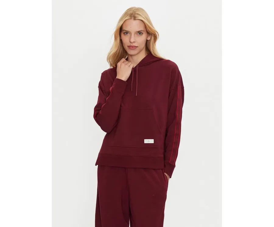 obrazek 1 Tommy Hilfiger Bluza UW0UW04783 Bordowy Regular Fit