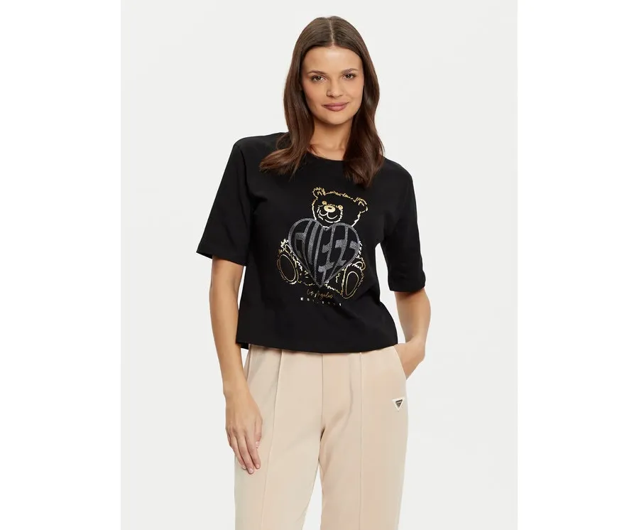 obrazek 1 Guess T-Shirt V5RI09 I3Z14 Czarny Relaxed Fit