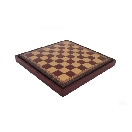 Zdjęcie Klasyczna plansza szachowa w odcieniu burgundu (35cm) 219GR