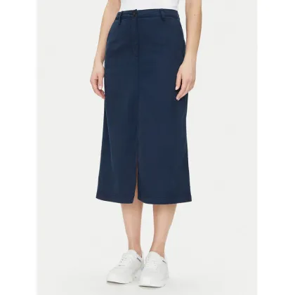 Zdjęcie Tommy Hilfiger Spódnica midi Co Blend Midi Skirt WW0WW44726 Granatowy Regular Fit