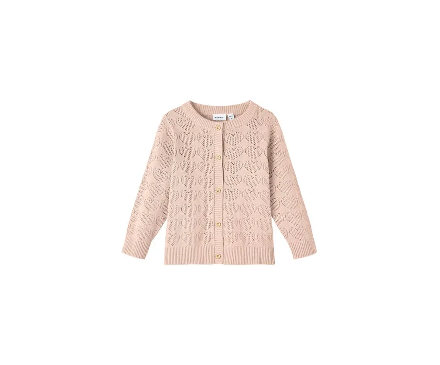 obrazek 1 NAME IT Kardigan 13214297 Różowy Regular Fit
