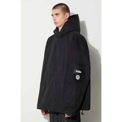 Zdjęcie 032C kurtka męska kolor czarny przejściowa oversize