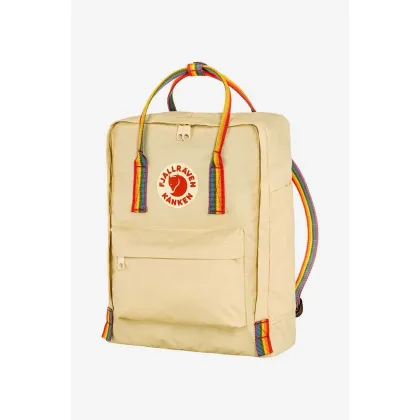 Zdjęcie Fjallraven plecak Rainbow kolor beżowy duży z nadrukiem F23620.115.907-907