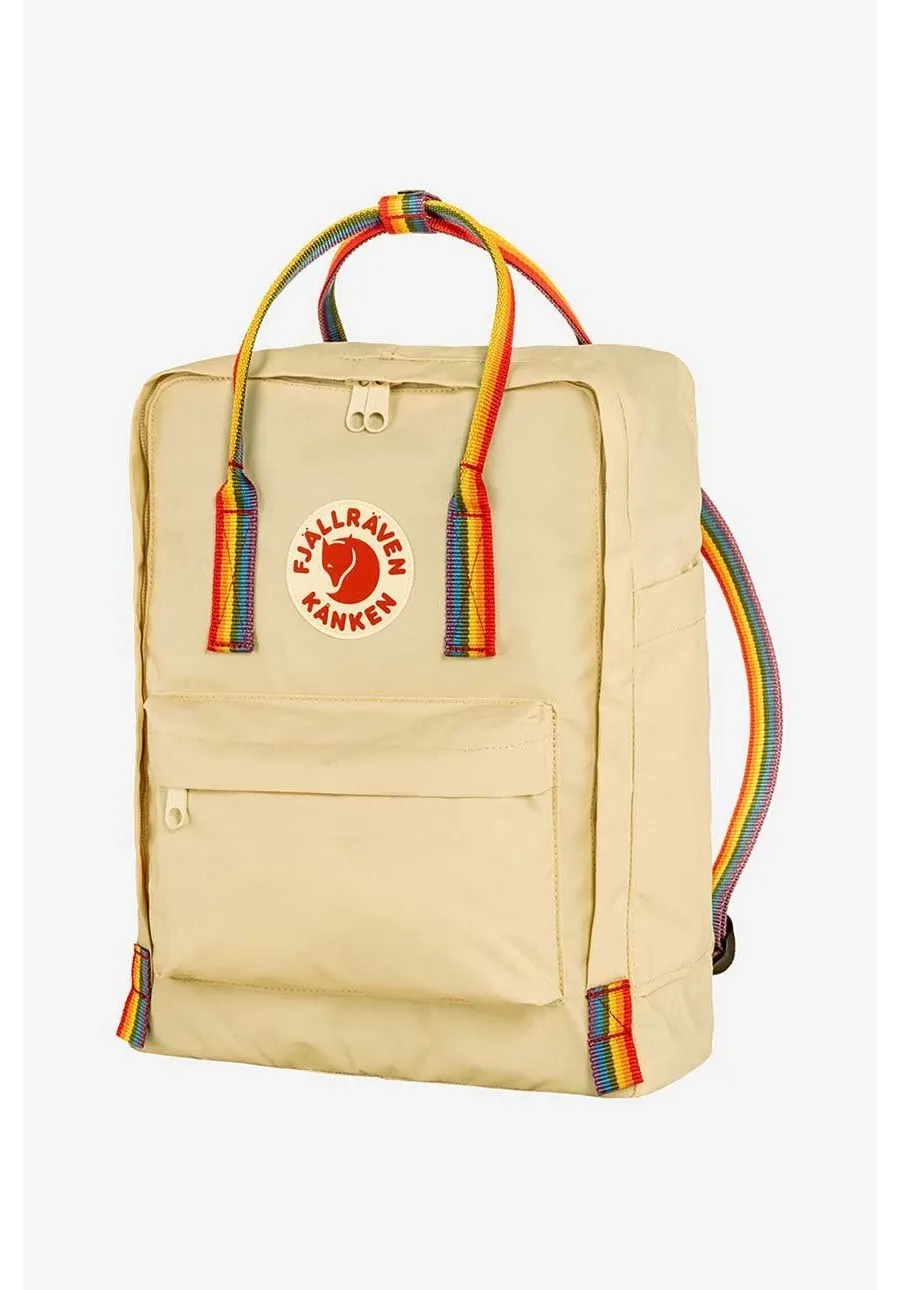 obrazek 1 Fjallraven plecak Rainbow kolor beżowy duży z nadrukiem F23620.115.907-907