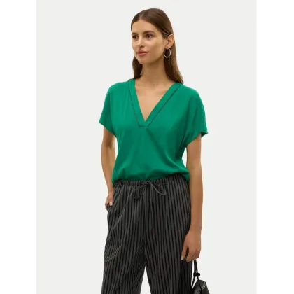 Zdjęcie Vero Moda Bluzka Bella 10327551 Zielony Regular Fit