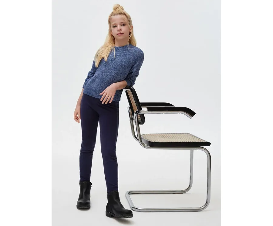 obrazek 1 Mayoral Legginsy 7.743 Granatowy Regular Fit
