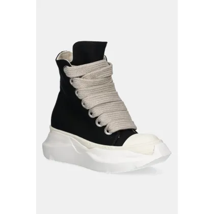 Zdjęcie Rick Owens DRKSHDW trampki Jumbo Laces Abstract Sneak kolor czarny DS01E3844.CVSW2