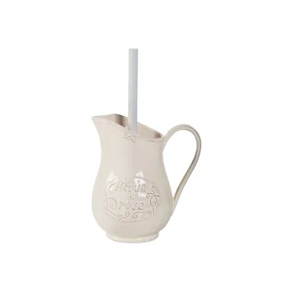 Picture Ceramic white mug for toothbrushes - Virginia Casa