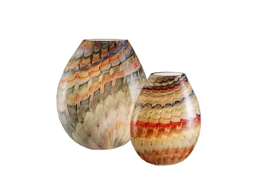 obrazek 4 Elegancka szklana lampa z Włoch w dwóch wersjach kolorystycznych
