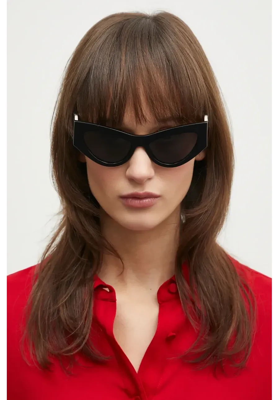 obrazek 1 Fiorucci okulary przeciwsłoneczne Wing damskie kolor czarny U01FPASU132AC03BK01