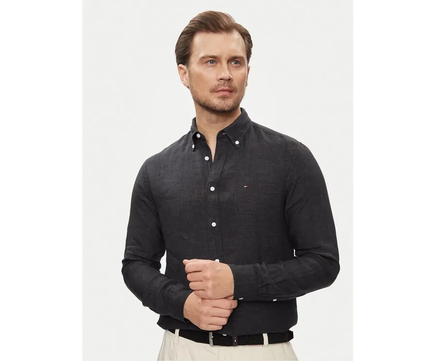 obrazek 1 Tommy Hilfiger Koszula MW0MW34602 Czarny Regular Fit