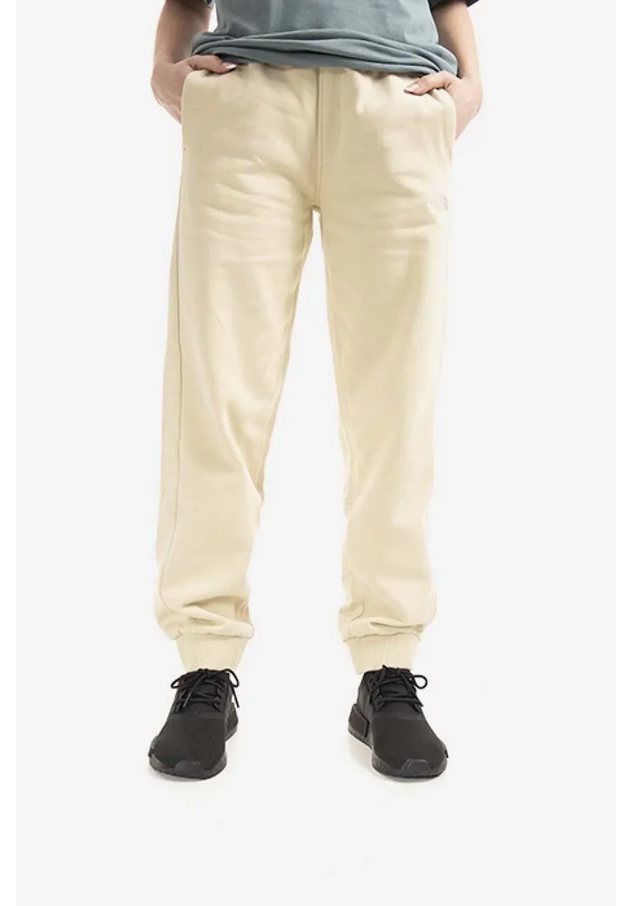 obrazek 1 The North Face spodnie dresowe bawełniane Oversized Jogger kolor beżowy gładkie NF0A5IGE-3X4
