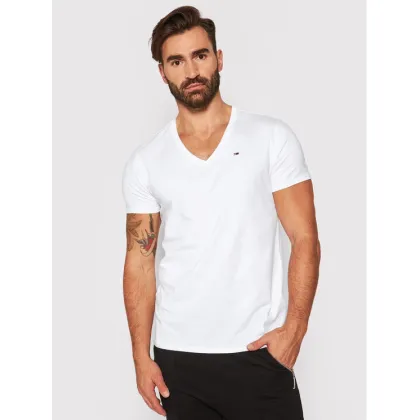Zdjęcie Tommy Jeans T-Shirt DM0DM04410 Biały Regular Fit
