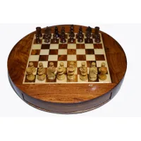 Zdjęcie Unikalna plansza magnetyczna z figurami szachowymi idealna na prezent - The Chess Empire