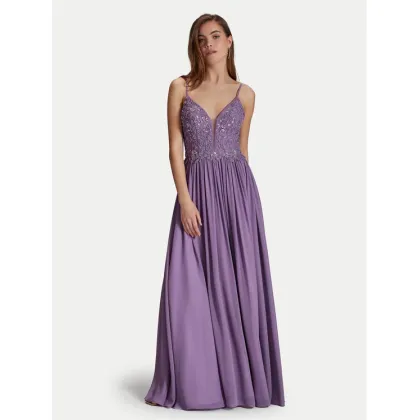 Zdjęcie Hey Kyla Sukienka wieczorowa 5AI082HK Fioletowy Regular Fit
