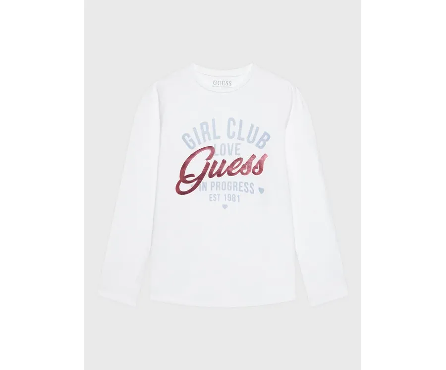 obrazek 1 Guess Bluzka J3RI27 K6YW1 Biały Regular Fit