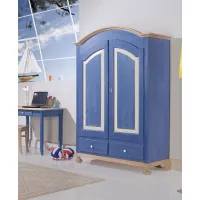 Zdjęcie Szafa z 2 drzwiami i 2 szufladami wraz z półką i drążkiem - Zanini