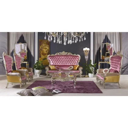 Zdjęcie Włoska sofa dwuosobowa w stylu antycznym – Morello Gianpaolo