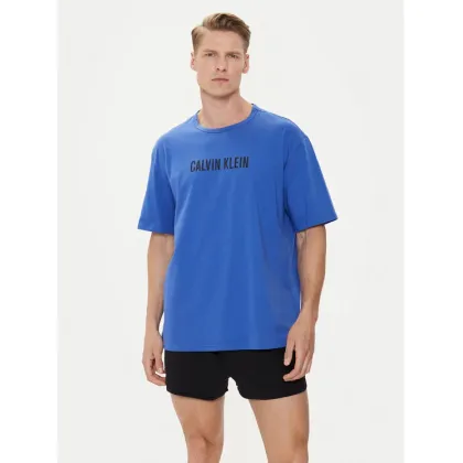 Zdjęcie Calvin Klein Underwear T-Shirt 000NM2567E Niebieski Regular Fit