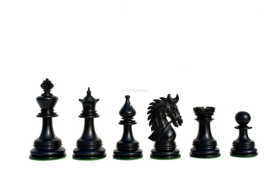 obrazek 4 Ekskluzywny komplet figur drewnianych do gry w szachy - The Chess Empire