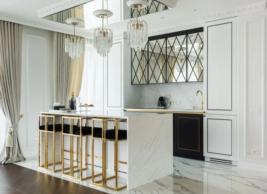 obrazek 4 Lampa wisząca przypominająca wyglądem kwiat lotosu